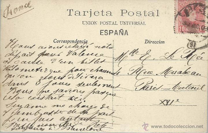 Postales: BARCELONA TIBIDABO ESCRITA - Foto 2