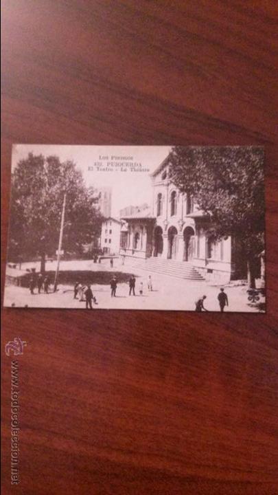 Postales: LOS PIRINEOS 432 PUIGCERDA EL TEATRO -LE TH&Eacute;&Acirc;TRE-SIN CIRCULAR