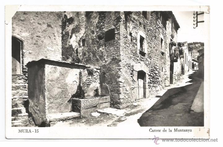Postales: MURA / CARRER DE LA MUNTANYA / FRANQUEADA