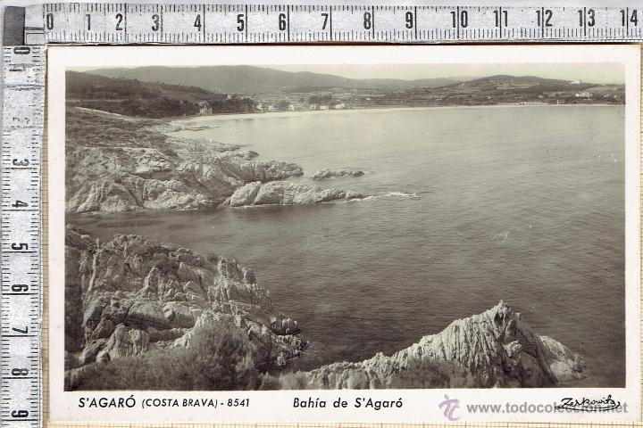 Postales: POSTAL S&acute;AGARO COSTA BRAVA-BAHIA DE S&acute;AGARO.