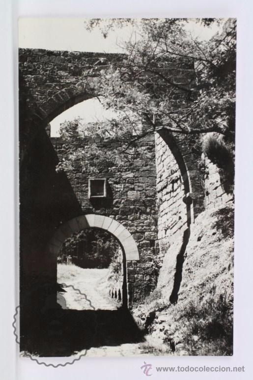 Postcards: Postal Fotogr&aacute;fica - La Argentera. 9. El Camp. Castillo de Escornalbou. Portal Entrada- Sin Circular