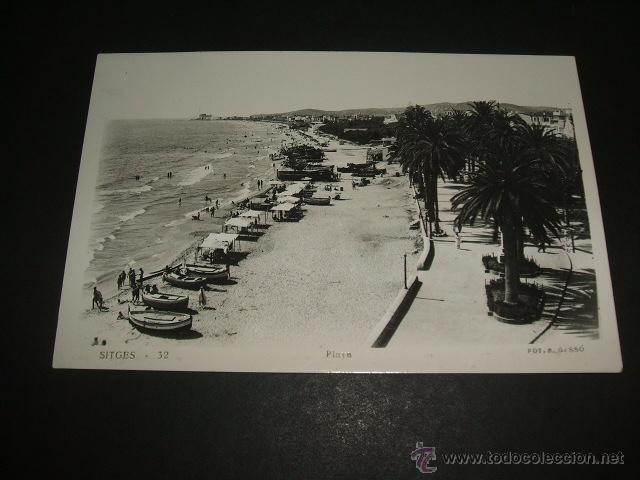 Postales: SITGES BARCELONA PLAYA - Foto 1
