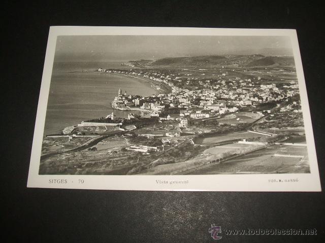 Postales: SITGES BARCELONA VISTA GENERAL - Foto 1