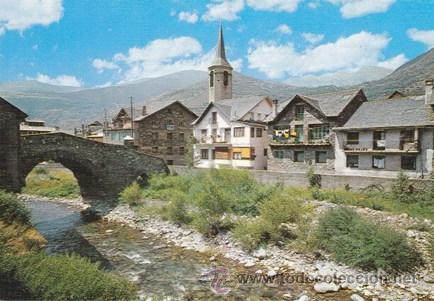 Postales: ESTERRI DE ANEU - PUENTE ROMANICO RIO NOGUERA PALLARESA - N&ordm;71 - ED. SICILIA - A&Ntilde;O 1974 - NUEVA
