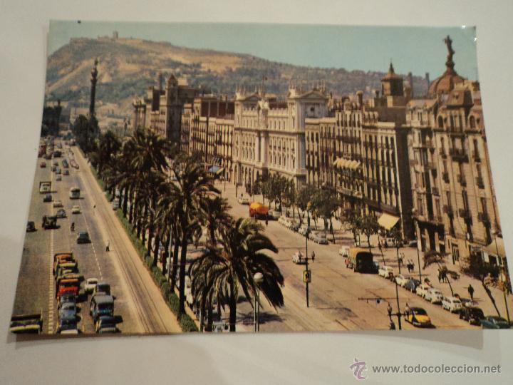 Postales: BARCELONA PASEO DE COLON - Foto 1