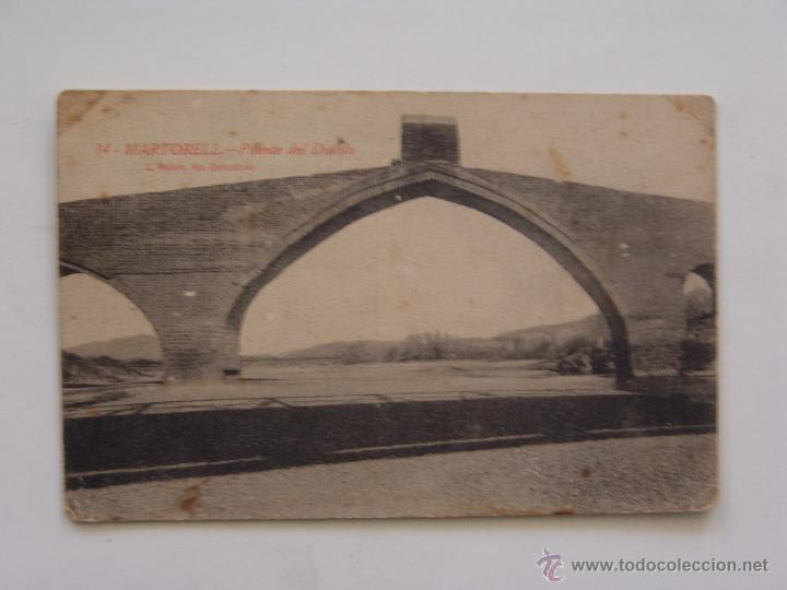 Postales: POSTAL DE MARTORELL PUENTE DEL DIABLO - Foto 1