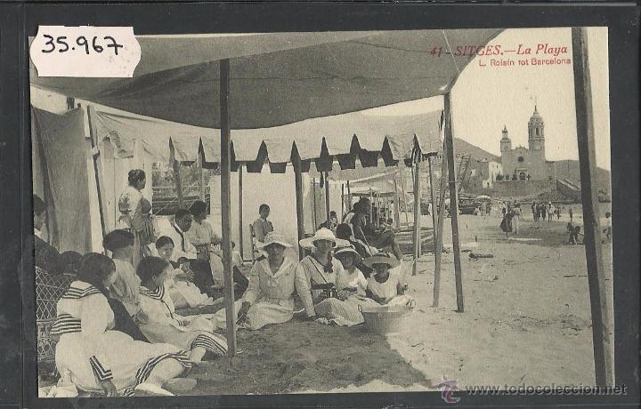 Postales: SITGES - 41 - PLAYA - ROISIN - (35967) - Foto 1
