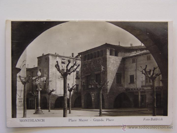 Postkarten: POSTAL DE MONTBLANCH PLACE MAYOR