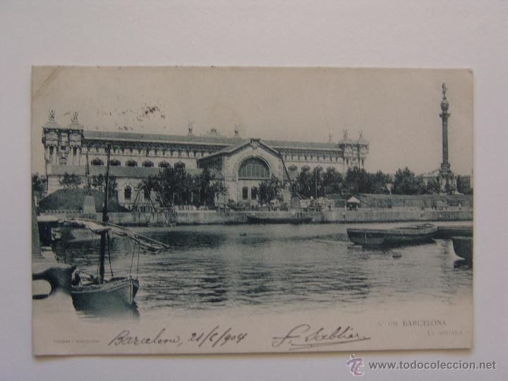 Postales: POSTAL DE BARCELONA LA ADUANA - Foto 1