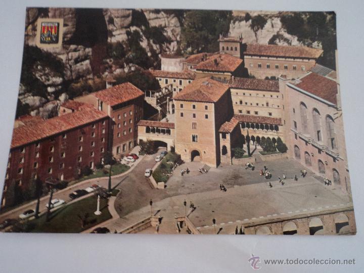 Postales: 1843 MONTSERRAT PLAZA DEL MONASTERIO ESCUDO DE ORO