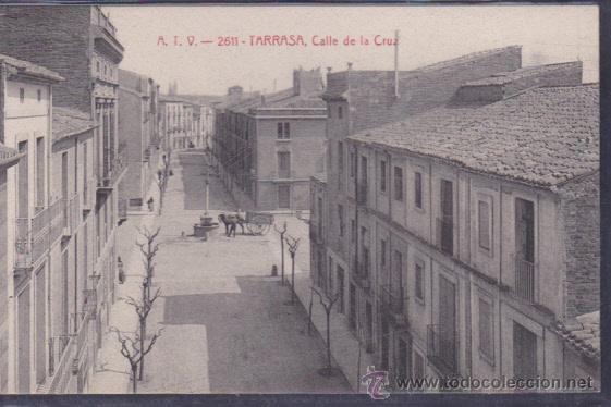 Postcards: POSTAL TARRSA SERIE A.T.V. CALLE DE LA CRUZ