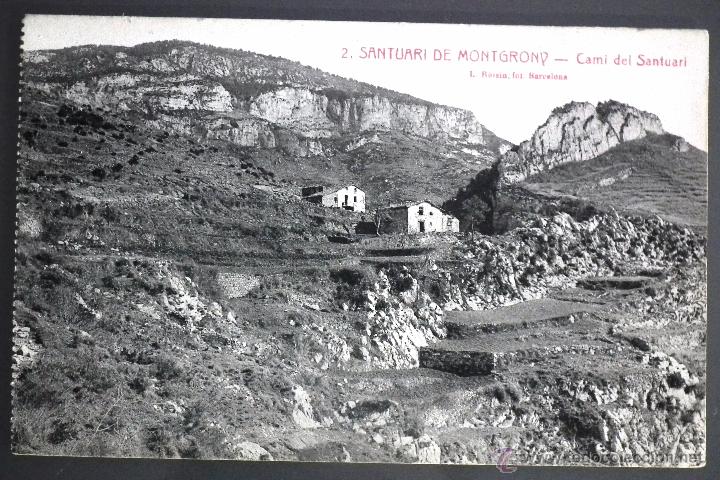 Postales: POSTAL DEL SANTUARI DE MONTGRONY, N&ordm; 2 - CAM&Iacute; DEL SANTUARI. FOT L. ROISIN