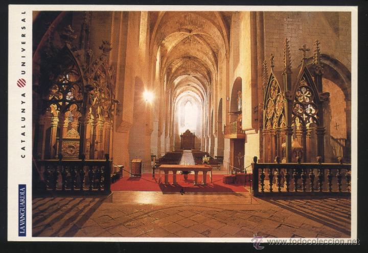 Postales: A-2128- CATALUNYA UNIVERSAL. MONASTERIO DE SANTES CREUS. TUMBAS REALES DE PERE EL GRAN Y JAUME II...