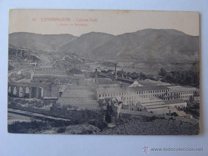 Postkarten: POSTAL DE ESPARRAGUERA COLONIA SEDO