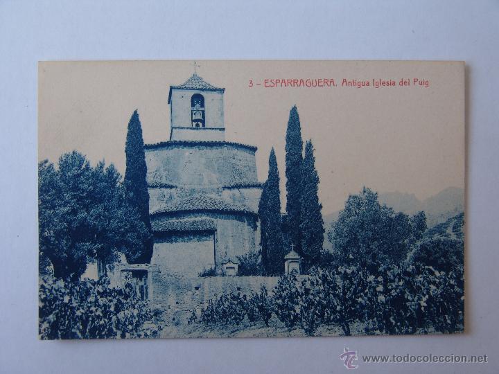Postais: POSTAL DE ESPARRAGUERA ANTIGUA IGLESIA DEL PUIG