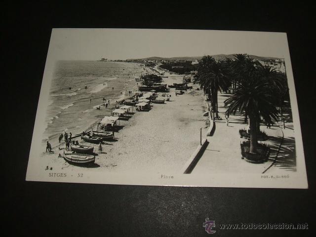 Postales: SITGES BARCELONA PLAYA - Foto 1