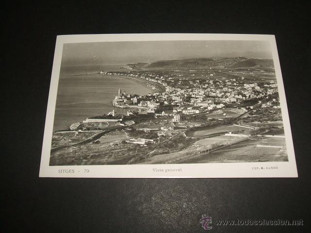 Postales: SITGES BARCELONA VISTA GENERAL - Foto 1