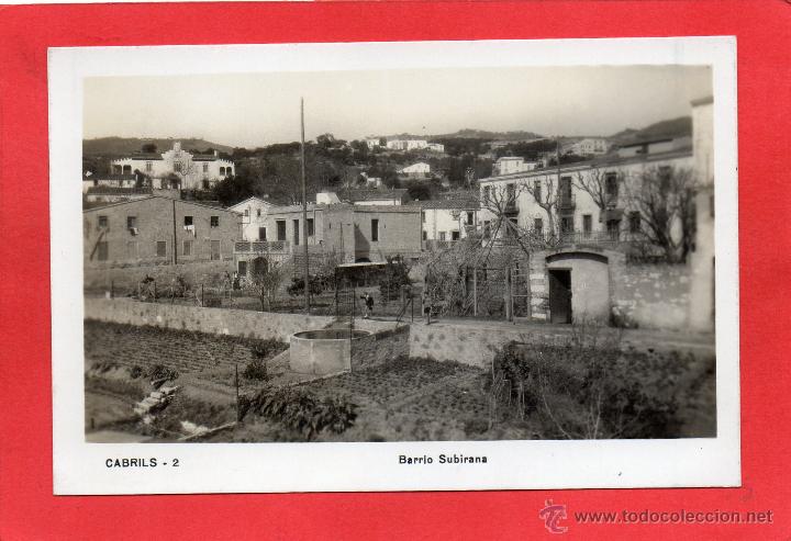 Postales: cabrils. 2 bario subirana - Foto 1