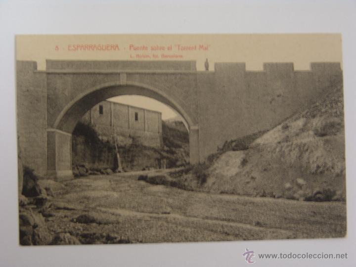 Postcards: POSTAL DE ESPARRAGUERA PUENTE SOBRE EL TORRENT MAL