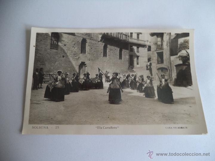 Postales: Magnifica postal de Solsona Els Cavallets - Foto 1