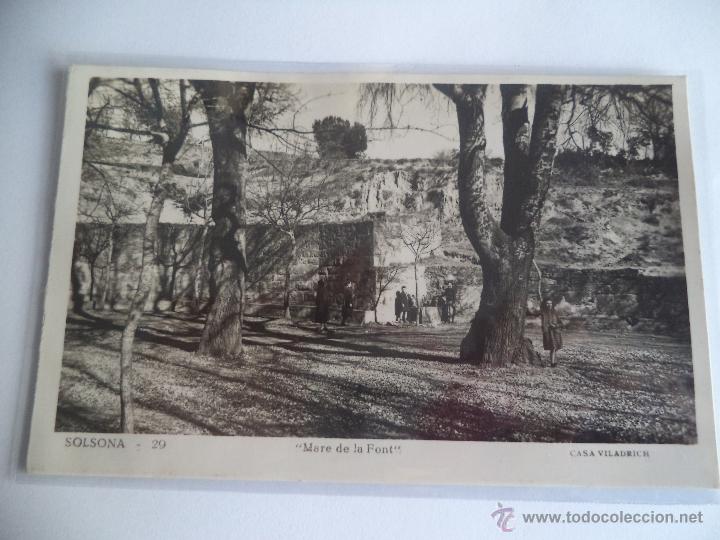Postales: Magnifica postal de Solsona.Mare de la Font - Foto 1