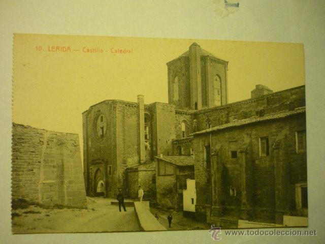 Postales: POSTAL LERIDA CASTILLO CATEDRAL -BB