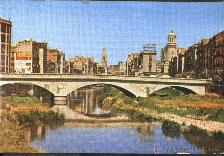 Postales: GERONA - PUENTE DE ISABEL II - Foto 1