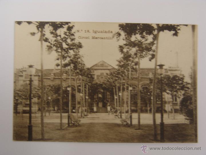 Postales: POSTAL DE IGUALADA CIRCOL MERCANTIL - Foto 1