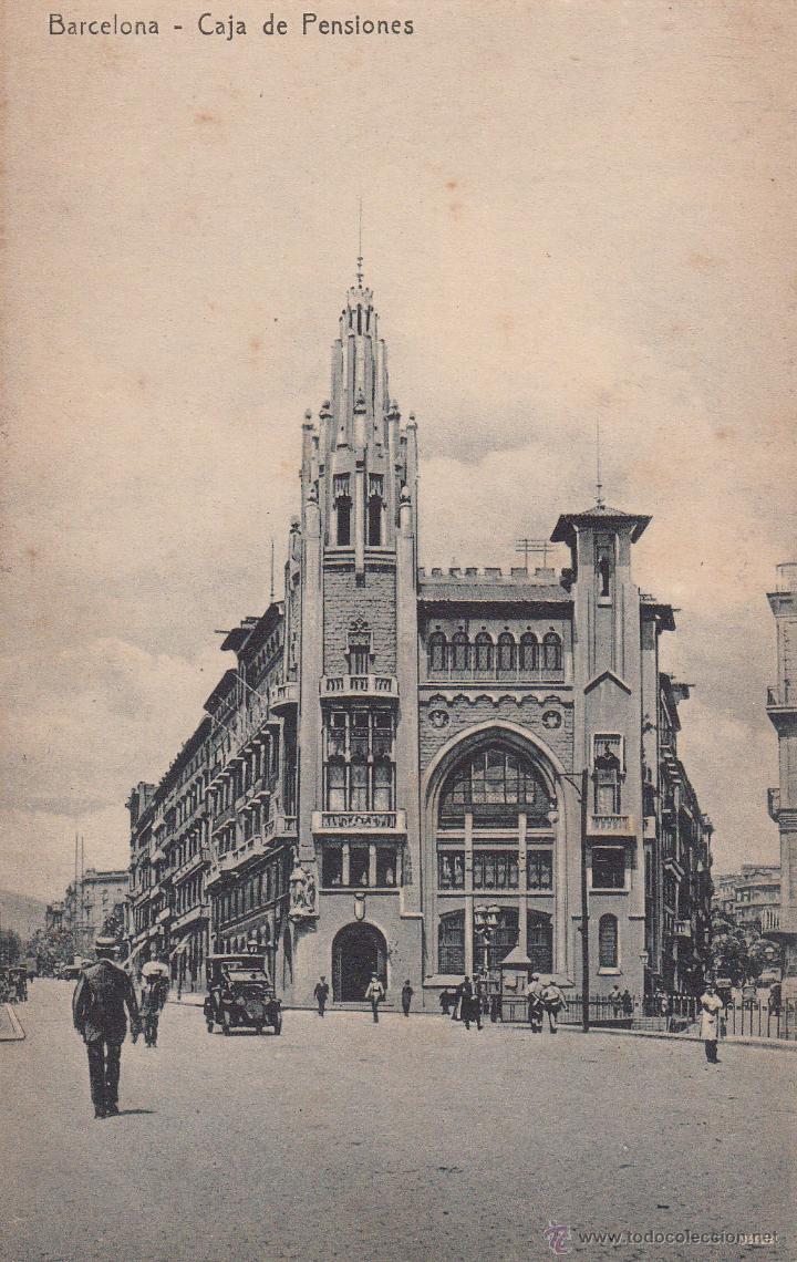 Cartes Postales: POSTAL BARCELONA.- CAJA DE PENSIONES   -SIN CIRCULAR--
