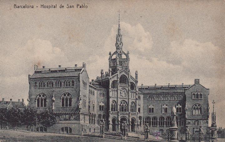 Postais: POSTAL BARCELONA.- HOSPITAL DE SAN PABLO    -SIN CIRCULAR--