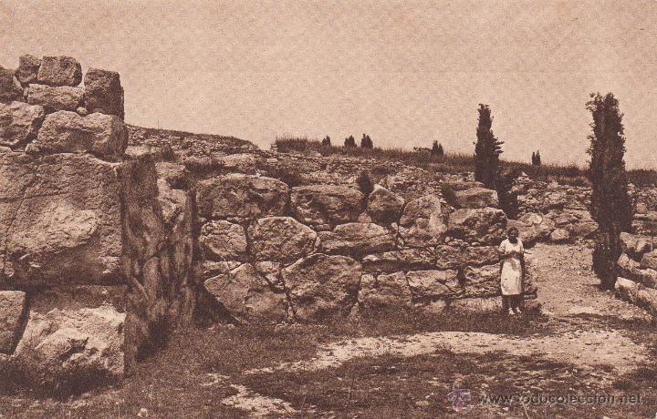 Postais: POSTAL EMPURIES-L'ESCALA SERIE EMPORION NUM. 2  PORTA ENTRADA A LA CIUTAT GREGA