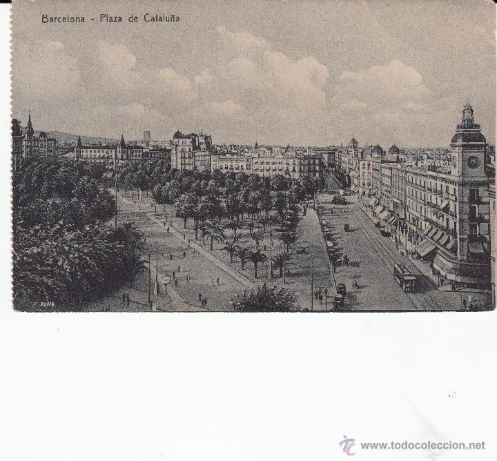 Postais: POSTAL BARCELONA.-PLAZA DE CATALU&Ntilde;A ---SN CIRCULAR----