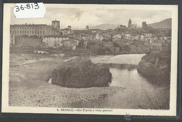 Postales: BESALU - 6 - RIU FLUVIA I VISTA PARCIAL - ED&middot; POMPEYO PRAT - (36813)