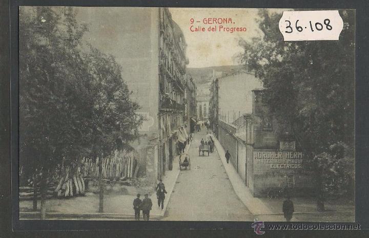 Postales: GIRONA - 9 - CARRER DEL PROGR&Eacute;S - THOMAS - (36108) - Foto 1