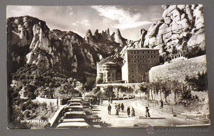 Postales: POSTAL DE MONTSERRAT - LLEGADA AL MONASTERIO. FOT. ZERKOWITZ