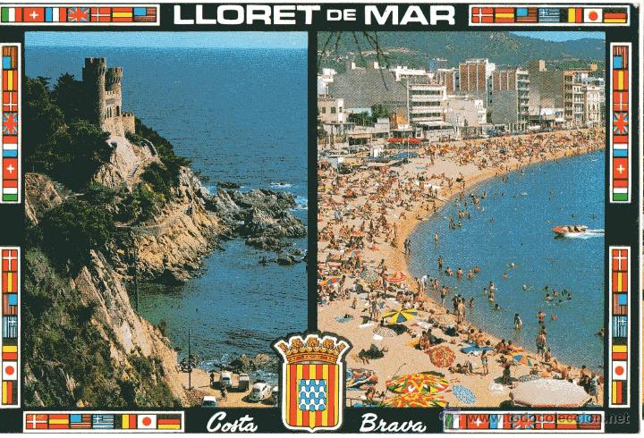 Postales: LLORET DE MAR COSTA BRAVA. IMAGENES - Foto 1