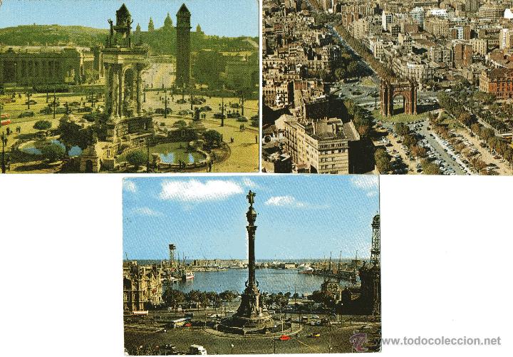 Postales: BARCELONA 3 POSTALES - Foto 1