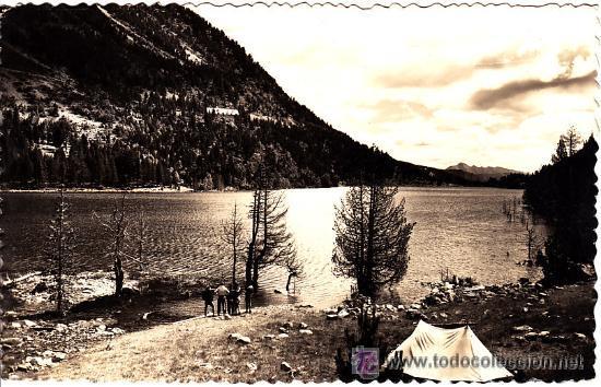 Postales: PS2451 REGI&Oacute;N DE ESPOT - SAN NICOLAU 'LAGO DE SAN MAURICIO'. ED. SICILIA. CIRCULADA