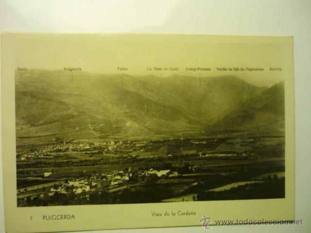 Postales: POSTAL PUIGCERDA -VISTA DE LA CERDA&Ntilde;A-CIRCULADA BB