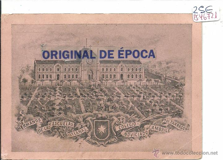 Postkarten: (PS-46721)POSTAL DE CAMBRILS-COLEGIO NOVICIADO