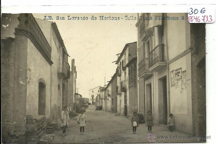 Postcards: (PS-46713)POSTAL FOTOGRAFICA DE SAN LORENZO DE HORTONS-CALLE SANTA FILOMENA