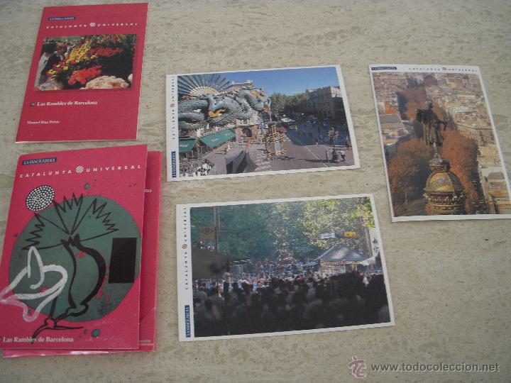 Postales: catalunya universal, las rambles de barcelona - Foto 1
