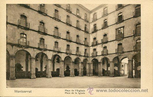 Postkarten: MONTSERRAT--PLZA DE L'ESGLESIA---EISMANN-N&ordm;1893