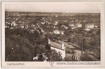 Postales: ANTIGUA POSTAL CASTELLDEFELS ZERKOWITZ - Foto 1