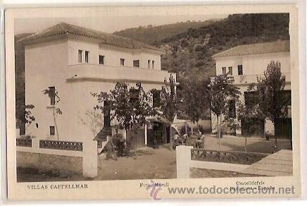 Cartoline: ANTIGUA POSTAL VILLAS CASTELLMAR CASTELLDEFELS FOTO MORELL