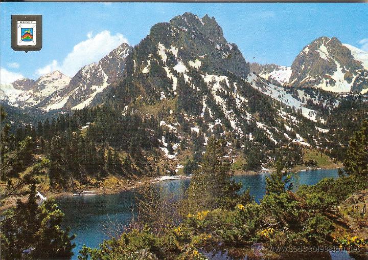 Postales: VALL D'ESPOT, LLAC DE SANT MAURICI - ESCUDO DE ORO N&ordm; 912 - SIN CIRCULAR