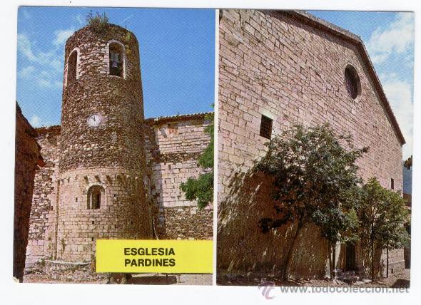 Postales: PARDINES, PIRINEU CATALA. ESGLESIA. ALT. 1225 M.