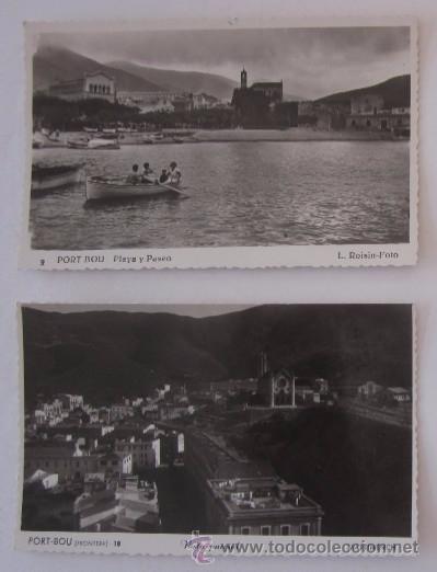 Postales: DOS POSTALES DE PORT BOU - Foto 1