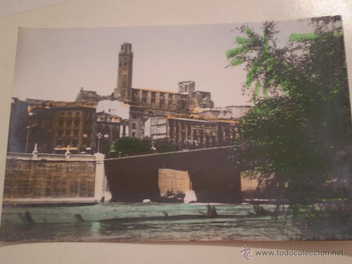 Postales: ANTIGUA POSTAL PUENTE SOBRE EL SEGRE.LERIDA.EDICIONES DARVI.N&ordm;1.