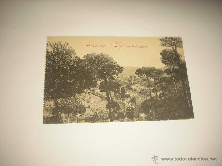 Postales: BARCELONA R.S.A. FUNICULAR DE VALLVIDRERA - Foto 1